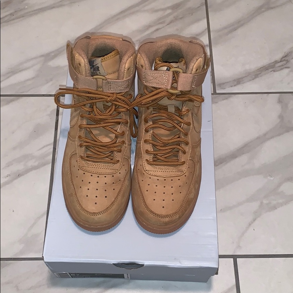 NIKE AIR FORCE 1 HIGH TOP - WHEAT